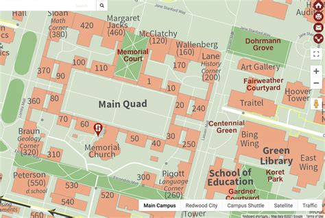 Stanford Campus Maps 